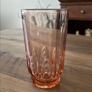Elegant Pink Glass Tumbler KIG Indonesia